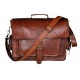 Classic Men's Leather Vintage Laptop Bag Satchel