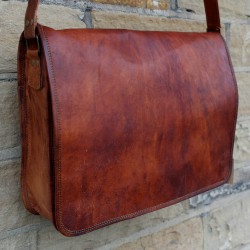 Everyday Men's Leather Vintage Laptop Bag Satchel