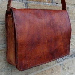 Everyday Men's Leather Vintage Laptop Bag Satchel