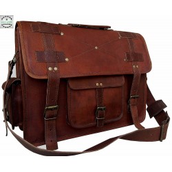 Lightweight Men's Vintage Leather Satchel Messenger Man Handbag Laptop Briefcase Bag