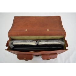 Modern Men's Vintage Leather Messenger Bag