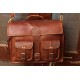 Modern Men's Vintage Leather Messenger Bag