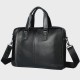 Modern Leather Men's Messenger Bag, Large Capacity Business Laptop Briefcase For Commute & Work