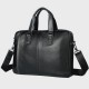 Modern Leather Men's Messenger Bag, Large Capacity Business Laptop Briefcase For Commute & Work