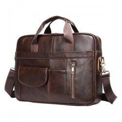 Lightweight Leather Briefcase
