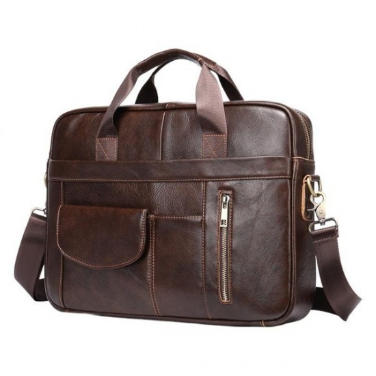 Lightweight Leather Briefcase