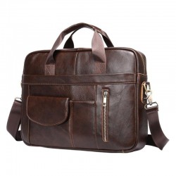Lightweight Leather Briefcase
